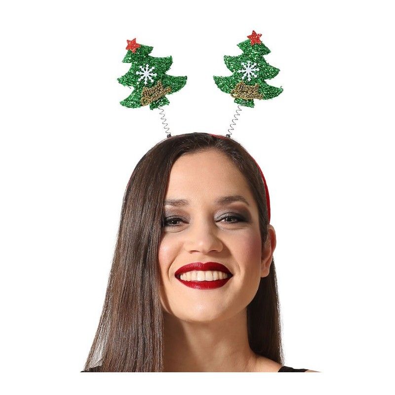 Diadema de Árboles de Navidad.