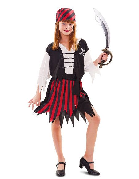 Disfraz de Pirata Picos para Niña.