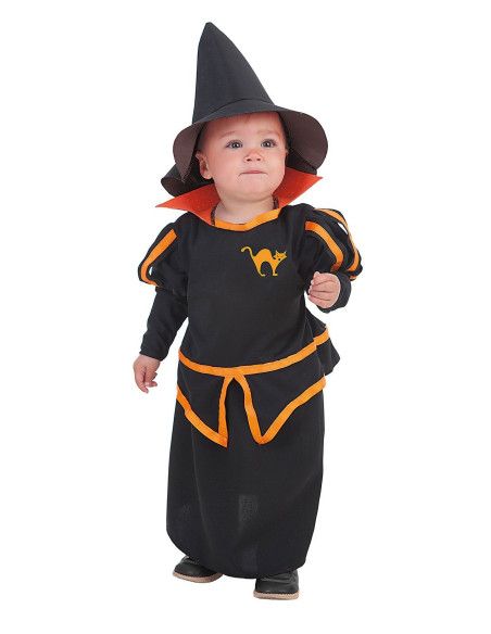 Disfraz de Bruja Carol Bebé Halloween - Disfraces de Halloween para Bebés Originales - MisterDisfraz.com