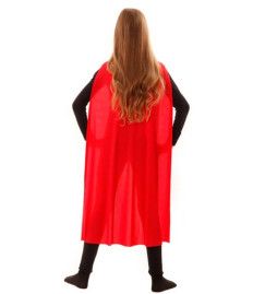 Capa Infantil Roja de 90 cm.