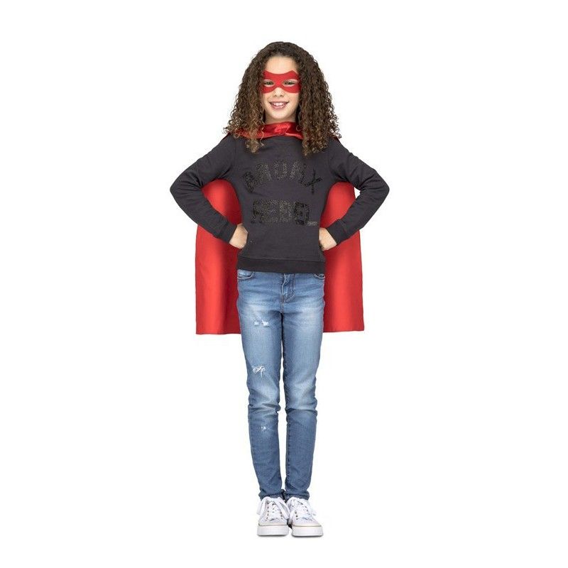 Disfraz de Capa de Súper Héroe Roja Infantil