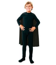 Capa Infantil Negra de 70cm.