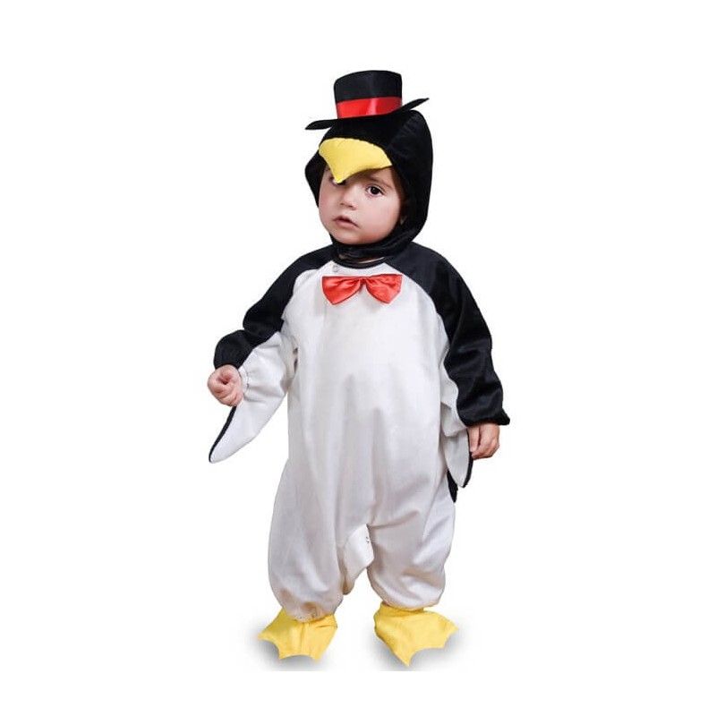 Disfraz de Pingüino con Sombrero para Bebé.