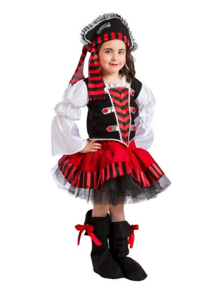Disfraz de Pirata Bucanera para Niña - Disfraces de Pirata y de Mosquetero para niñas y niños - MisterDisfraz.com