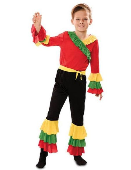 Disfraz de Rumbero Rojo para niño