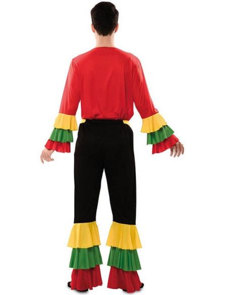 Disfraz de Rumbero Rojo para hombre