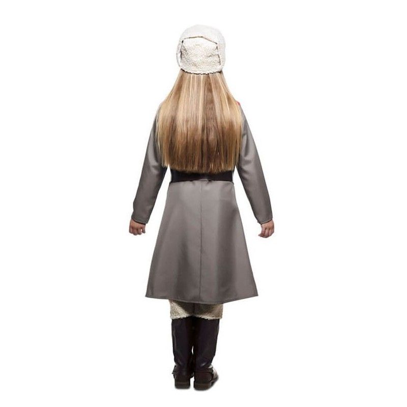 Disfraz de Rusa Gris para niña.