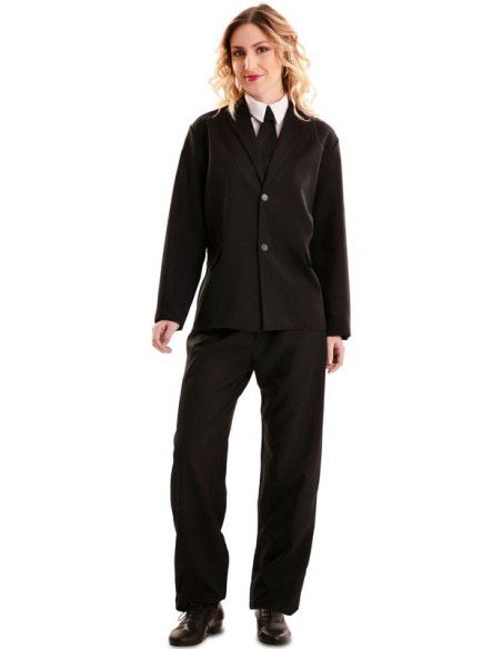 Disfraz de Traje de Hombre de Negro para adulto.