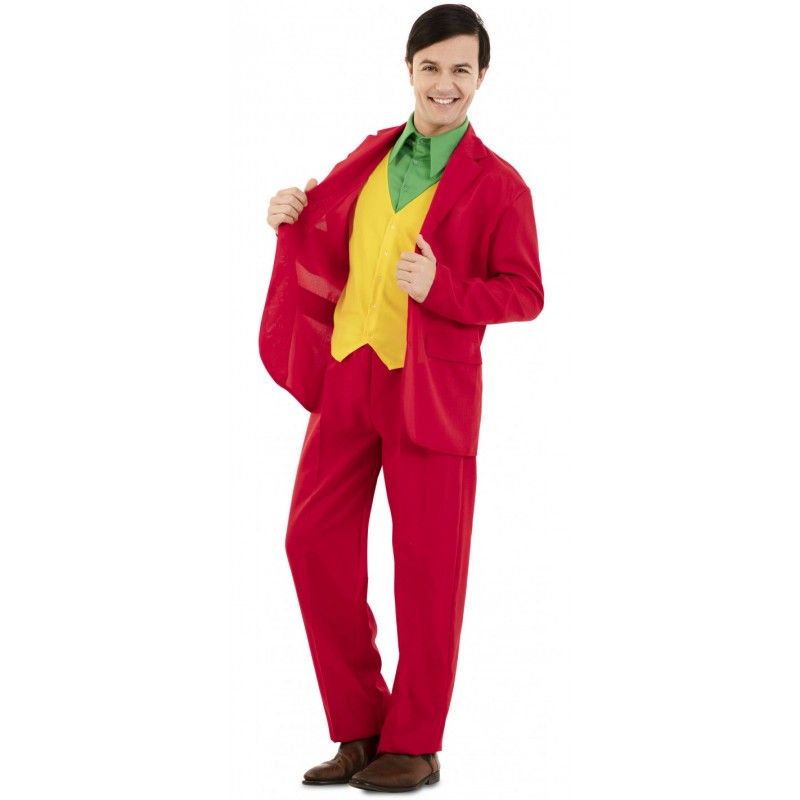 Disfraz de Traje Rojo para Hombre