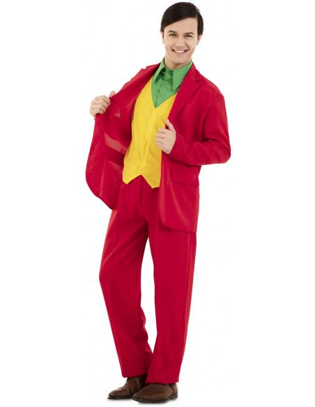 Disfraz de Traje Rojo para Hombre