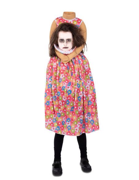 Disfraz de Niña sin Cabeza infantil.