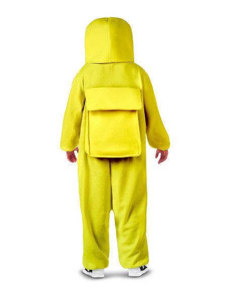 Disfraz de Among Us amarillo para adulto.