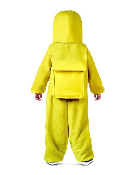 Disfraz de Among Us amarillo para niño.