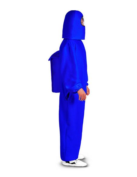 Disfraz de Among Us azul para adulto