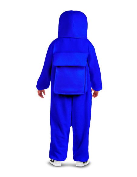 Disfraz de Among Us azul para adulto