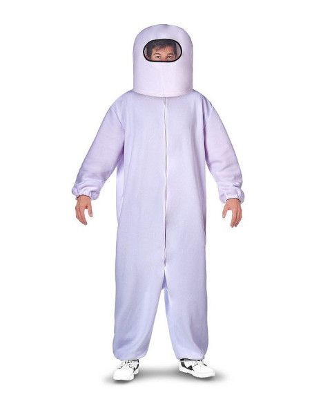 Disfraz de Among Us Impostor Blanco para Adultos