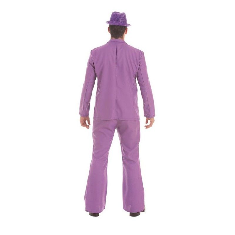 Disfraz o Traje Chaqueta Disco Lila para Hombre