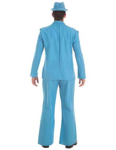 Disfraz o Traje Chaqueta Disco Azul para Hombre