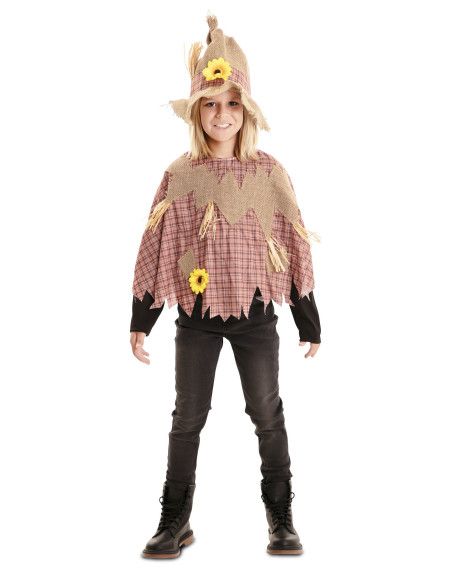 Poncho espantapajaros infantil Talla 3 a 4 años
