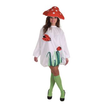 Disfraz de Seta Roja para Mujer - Disfraces de Hadas, Duendes y Elfos Originales para Carnaval - MisterDisfraz.com