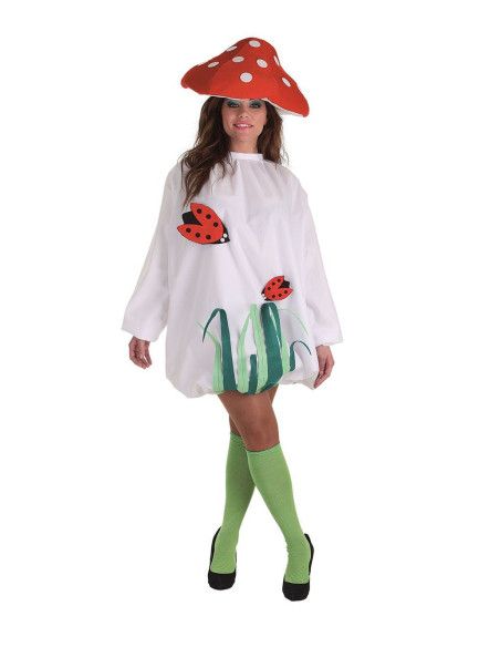 Disfraz de Seta Roja para Mujer - Disfraces de Hadas, Duendes y Elfos Originales para Carnaval - MisterDisfraz.com