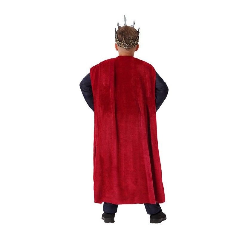 Disfraz de Rey Medieval Rojo para niño
