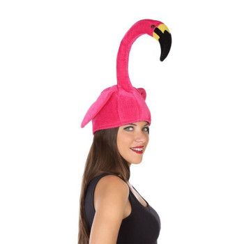 Gorro de Flamenco Rosa para adulto - Gorros y Sombreros para Disfraces - MisterDisfraz.com