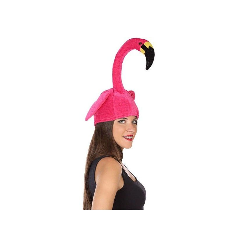 Gorro de Flamenco Rosa para adulto - Gorros y Sombreros para Disfraces - MisterDisfraz.com