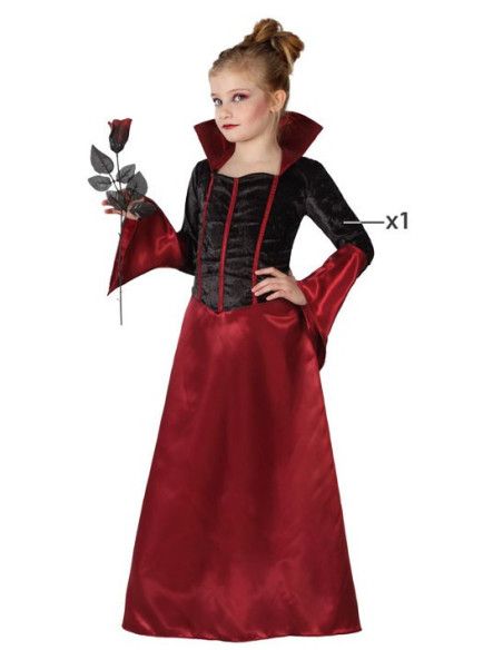 Disfraz de Vampiresa Elegente Niña