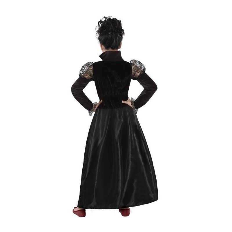 Disfraz de Vampiresa Negra Niña