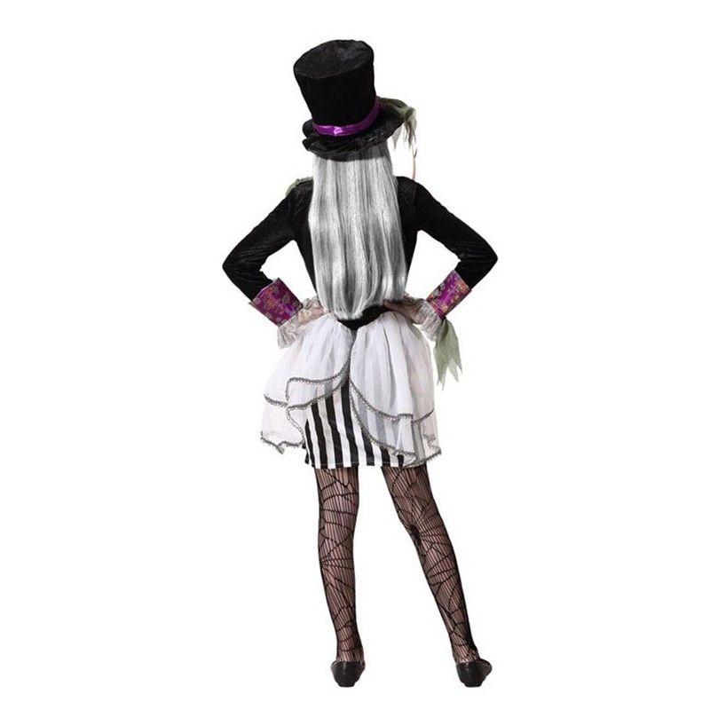 Disfraz de Sombrerera Loca Halloween para niña