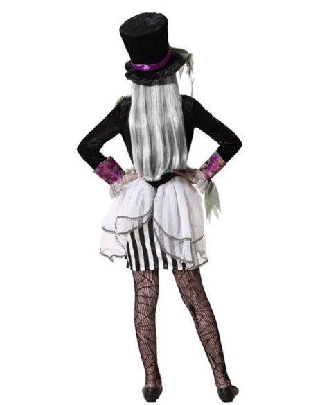 Disfraz de Sombrerera Loca Halloween para niña