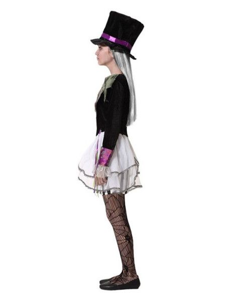 Disfraz de Sombrerera Loca Halloween para niña