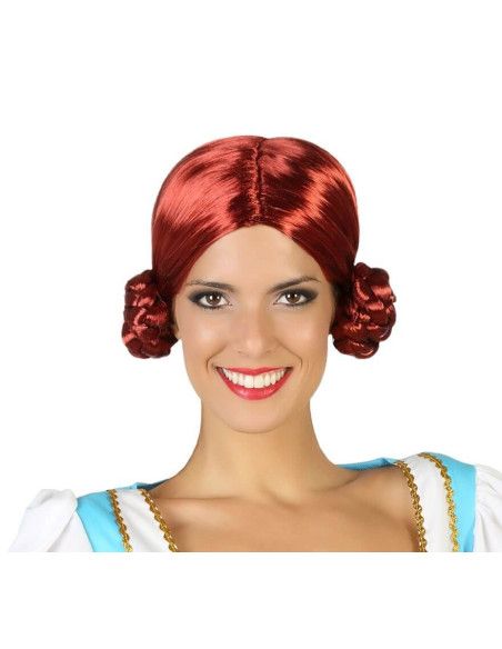 Peluca de Tirolesa para mujer - Pelucas de Trenzas de Colores - MisterDisfraz.com