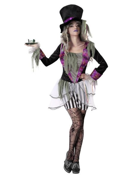 Disfraz de Sombrerera Loca Halloween para Mujer