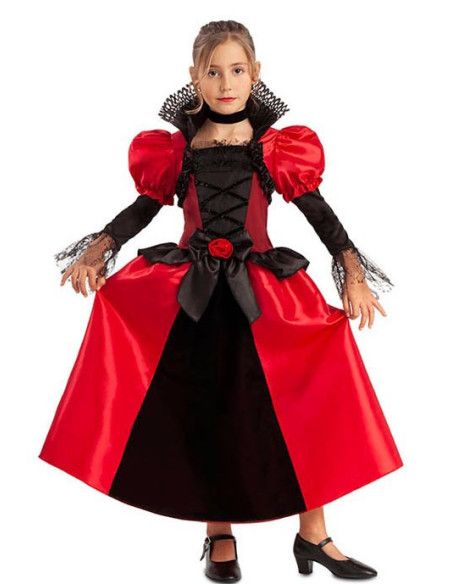 Disfraz de Vampiresa elegante para niña