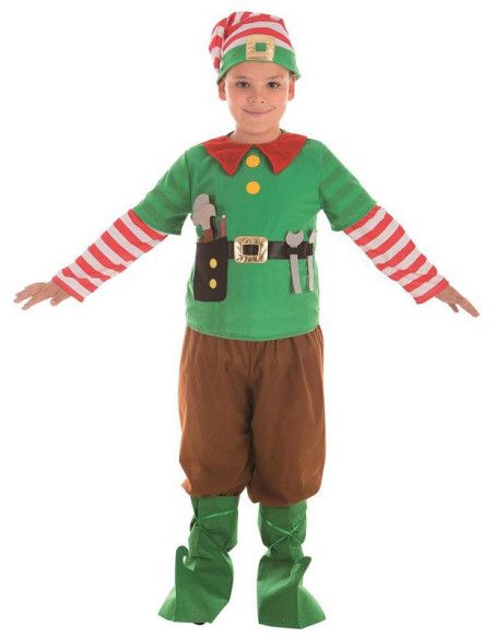 Disfraz de Elfo Navidad para Niño.