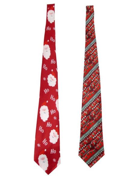 Corbatas para Navidad - Complementos para disfraces de navidad - MisterDisfraz.com
