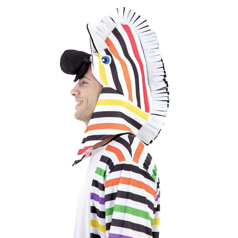 Disfraz de Cebra Multicolor para Hombre
