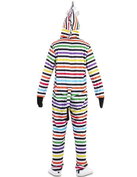 Disfraz de Cebra Multicolor para Hombre