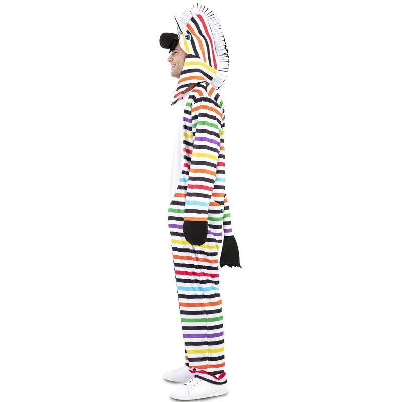 Disfraz de Cebra Multicolor para Hombre