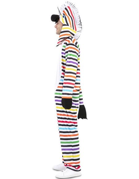 Disfraz de Cebra Multicolor para Hombre