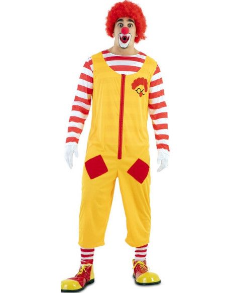 Disfraz de Payaso de Hamburguesa para Hombre