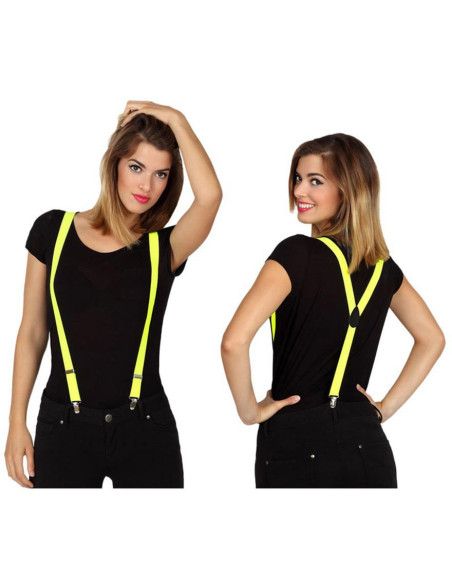 Tirantes Amarillos en talla Única para hombre o mujer
