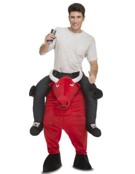 Disfraz de Toro Rojo a Hombros para Hombre y Mujer