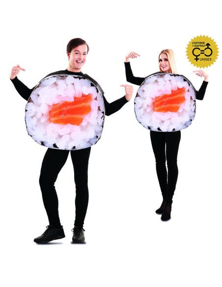 Disfraz de Sushi, maki roll para Hombre Talla ML