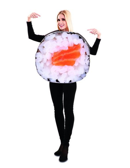 Disfraz de Sushi, maki roll para Hombre Talla ML