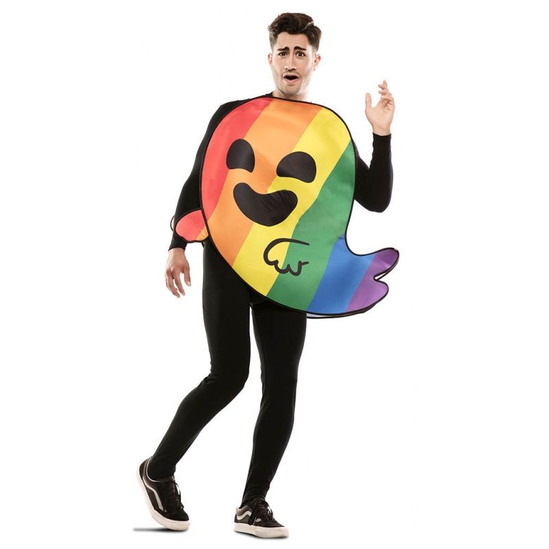 Disfraz de Fantasma arcoiris para adulto Talla ML
