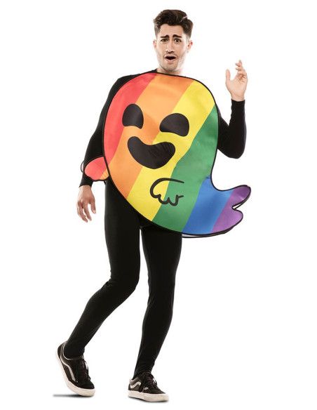 Disfraz de Fantasma arcoiris para adulto Talla ML