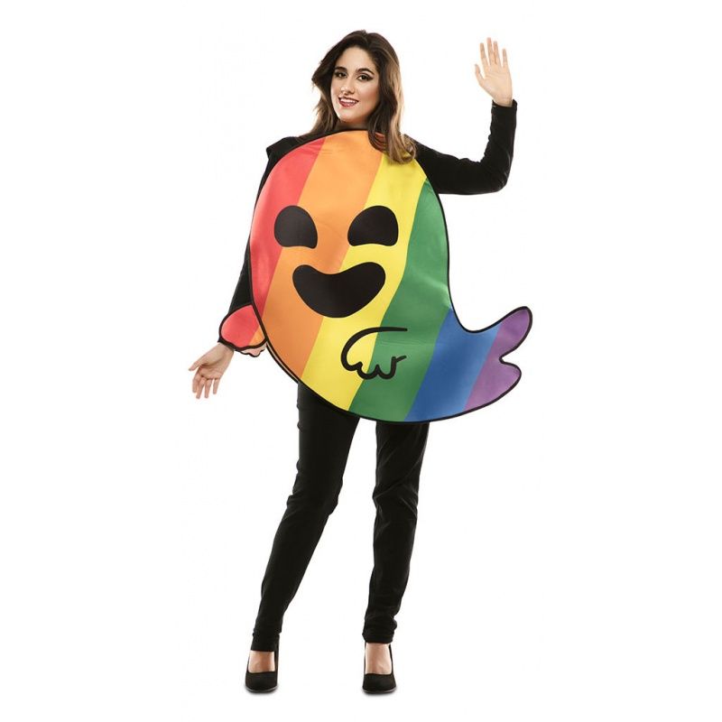 Disfraz de Fantasma arcoiris para adulto Talla ML